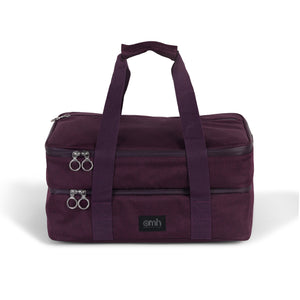 Burgundy Double Decker Insulated Casserole Carrying Case