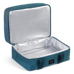 Teal Double Decker Insulated Casserole Carrying Case