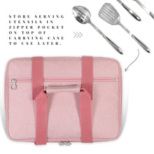 Load image into Gallery viewer, Pink Insulated Casserole Carrying Case
