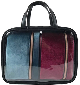 3 pcs Travel Makeup Bag Beauty Cosmetic Bag Set