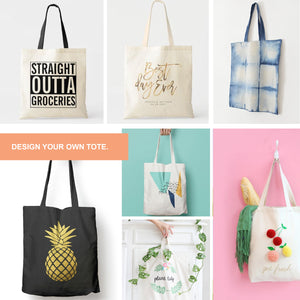 12 pcs Cotton Canvas Craft Totes